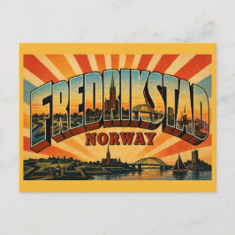 Fredrikstad Norwegen Festungsstadt Postkarte