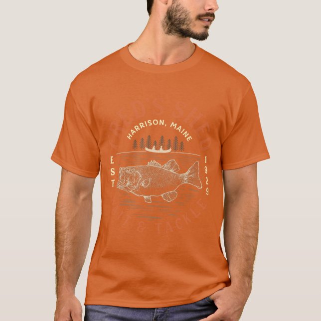 Freds Shed Bait Tackle T-Shirt (Vorderseite)