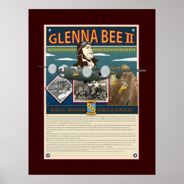 Fred's Story Glenna Bee II - Print Poster (Vorne)