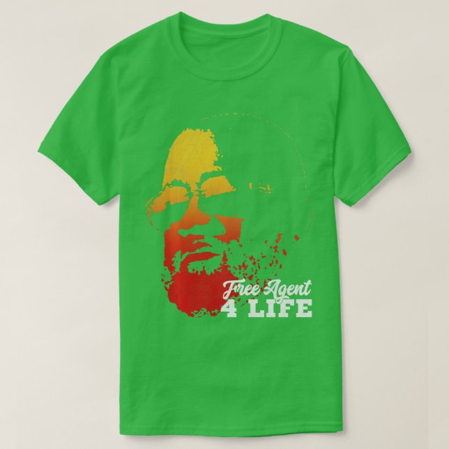 Free Agent 4 Life Coach Gang Wear Retro Long S T-Shirt (Design vorne)