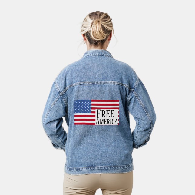 Free America Denimjacke Jeansjacke (Modell)