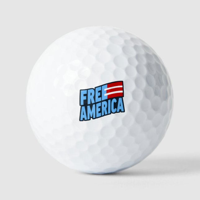 Free America Golf Ball (Vorderseite)