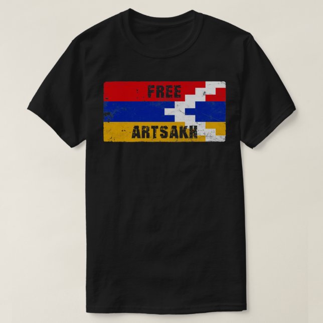 Free Artsakh getragen RxTp T-Shirt (Design vorne)