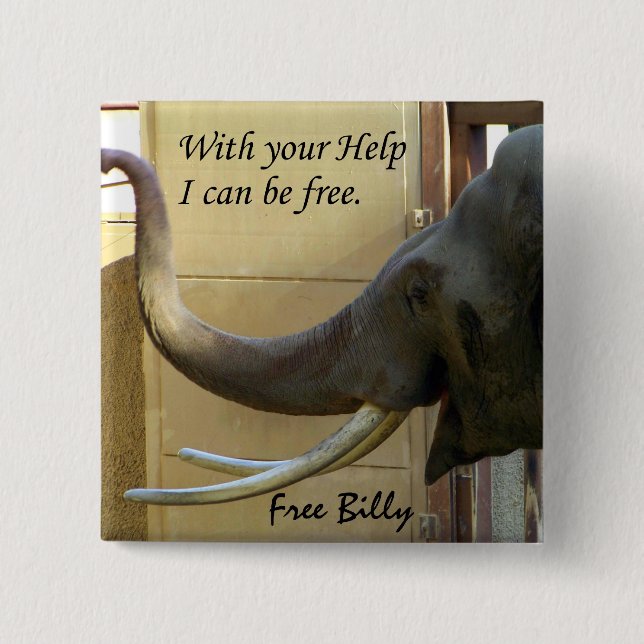 Free Billy the Elephabith_ Button (Vorderseite)