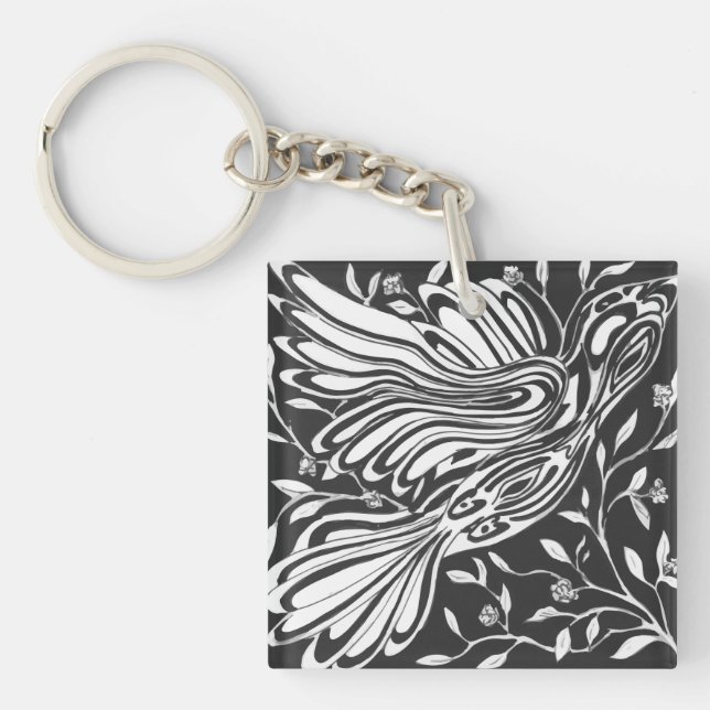 Free Bird Flight durch Rose und Thorns Schlüsselanhänger (Vorderseite)