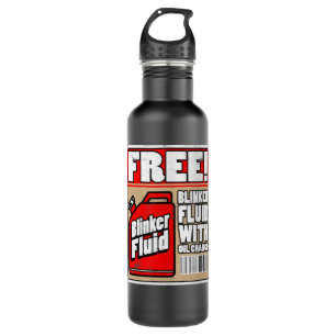 Free Blinker Fluid Mechanic Carguy Blinker Fluid Edelstahlflasche