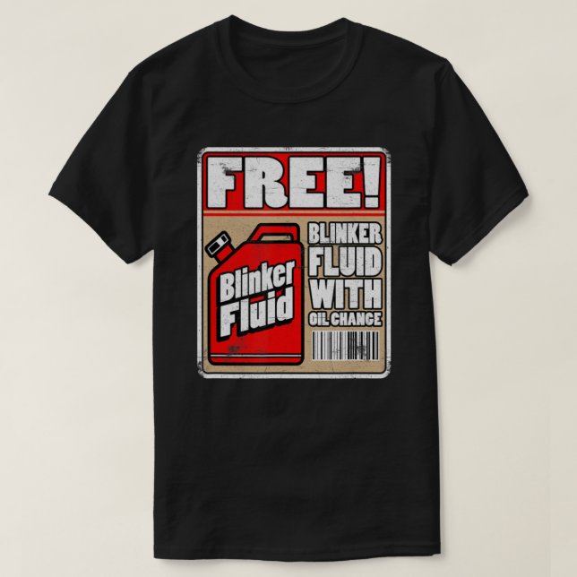 Free Blinker Fluid Mechanic Carguy Blinker Fluid T-Shirt (Design vorne)
