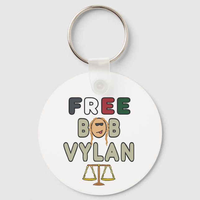 Free Bob Vylan Schlüsselanhänger (Vorderseite)