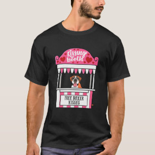 Free Boxer Dog Kisses Kissing Stand T-Shirt