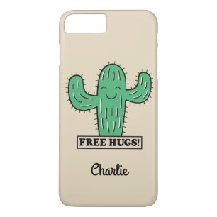 Free Cactus Hugs individuelle Name Case-Mate iPhone Hülle