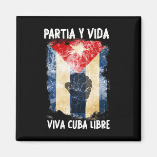 Free Cuby Resist S.o.s Cuby Flag Cubyn Vintag Men  Magnet