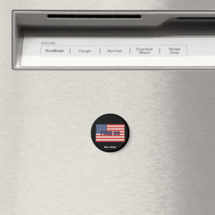 Free DC Bold Graphic Show Support für Washington Magnet
