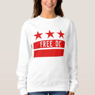 Free DC  von der Flag Washington DC Sweatshirt