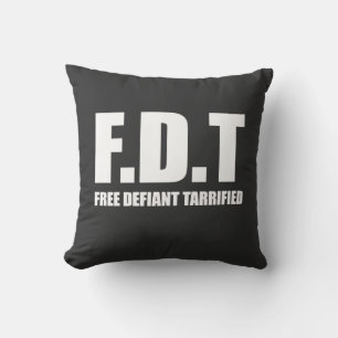 Free Defiant Tarrifs American Kissen