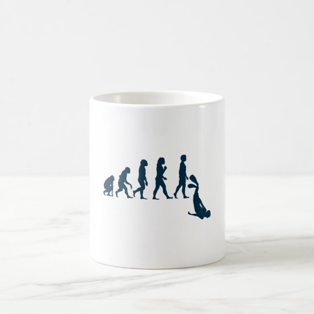 Free Diver Evolution Free Diver Apnea Diver Kaffeetasse (Mittel)