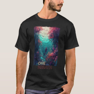 Free Diver - One Breath, Open Water und Freediving T-Shirt