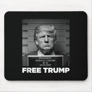 Free Donald Trump Mugshot Mousepad