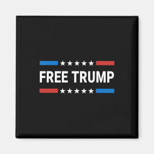 Free Donald Trump Republikanischer Support Pro Tru Magnet