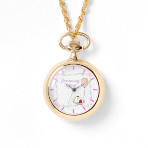 Free Dreams Bär mit Balloons Armbanduhr