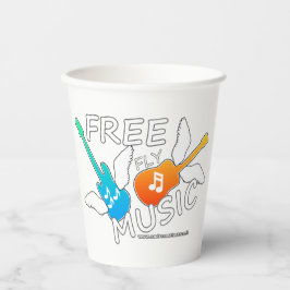 Free Fly Music Pappbecher