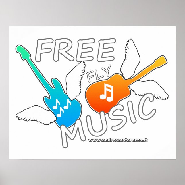 Free Fly Music Poster (Vorne)