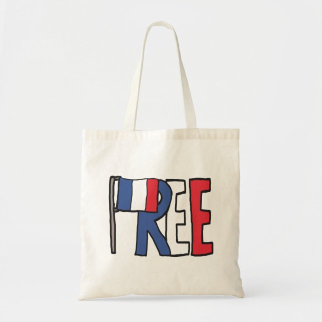 Free France Tragetasche (Vorne)