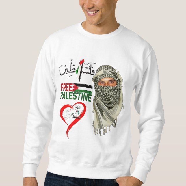 Free Free Palestine Sweatshirt (Vorderseite)