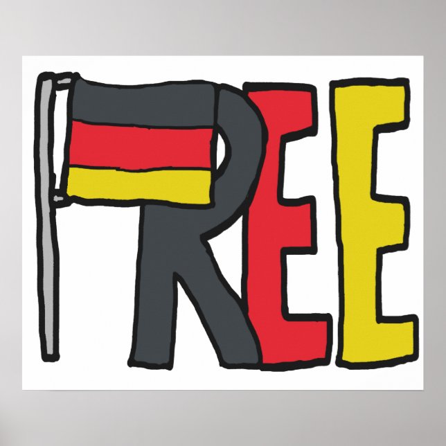 Free Germany Dexit Poster (Vorne)