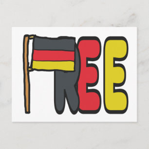 Free Germany Dexit Postkarte