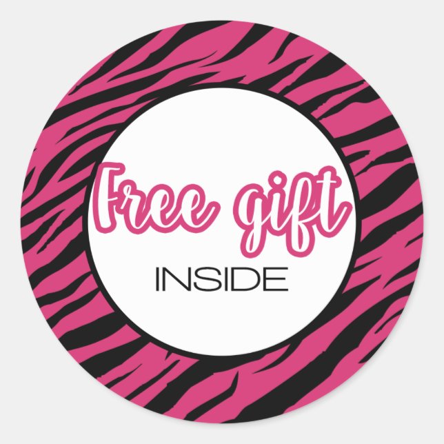 Free gift inside- Marketing business-Consult Runder Aufkleber (Vorderseite)