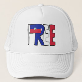 Free Haiti Truckerkappe