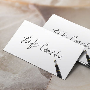 Free Handwriting Script für Life Coach Visitenkarte