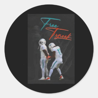 Free Hill Tyreek Runder Aufkleber