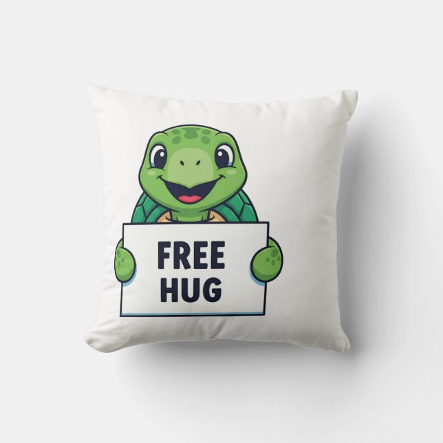 Free hug kissen (Vorderseite)