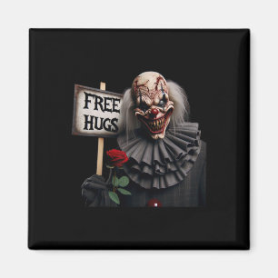 Free Hugs Beängstigend Clown Valentine Halloween H Magnet