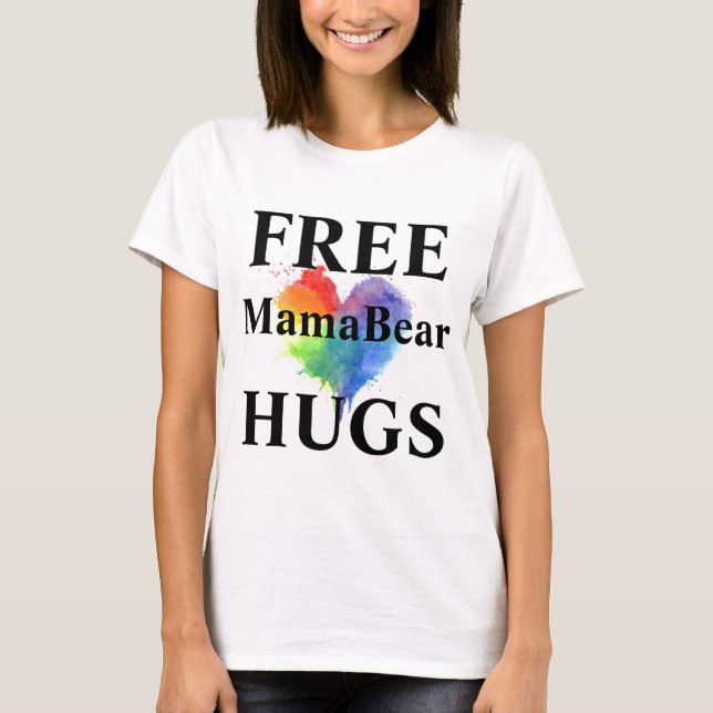 Free Hugs Big & Bold T Shirt (Vorderseite)
