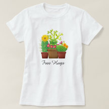 Free Hugs Cactus Garden Women's White T - Shirt