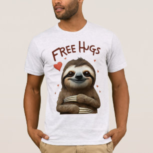 Free Hugs cool Sloth - Freie Hugs T - Shirt