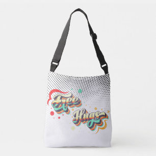 Free Hugs - Deluxe Colorful Dots Mix Edition Tragetaschen Mit Langen Trägern