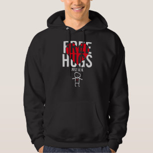 Free Hugs Just Gefragt Hoodie