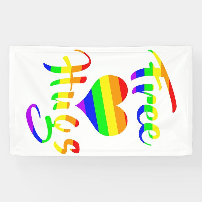 Free Hugs | LGBTQ+ Pride  Banner (Horizontal)