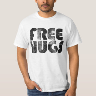 Free Hugs Niedlich Retro 80er T - Shirt