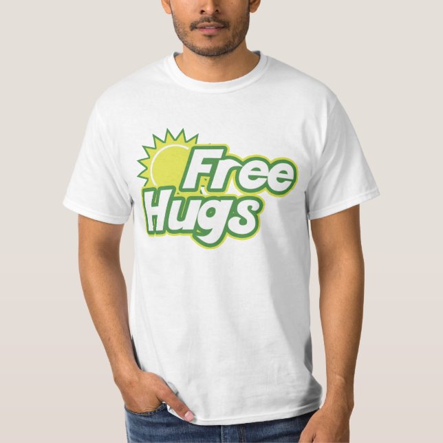 Free Hugs Novelty T-Shirt (Vorderseite)