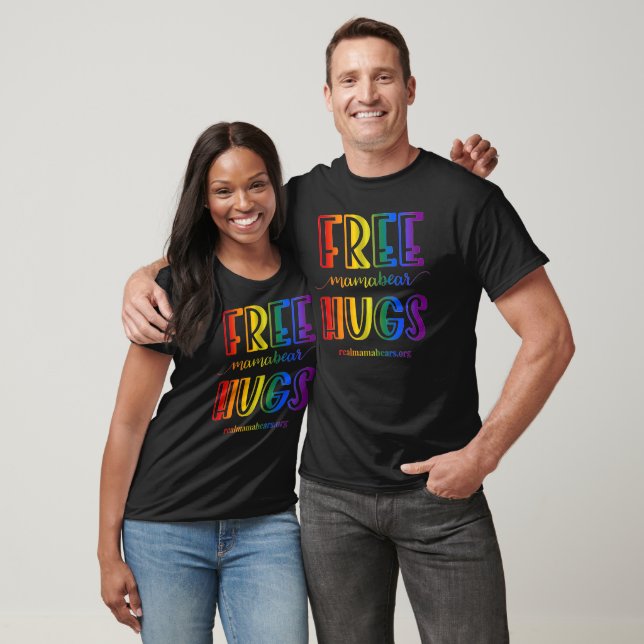 Free Hugs Rainbow T - Shirt (Unisex)