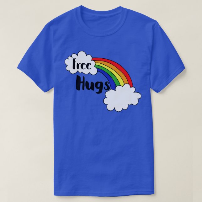 Free Hugs Rainbow T-Shirt (Design vorne)
