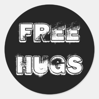 Free Hugs Stickers
