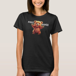 Free Hugs Teddy Bar T-Shirt