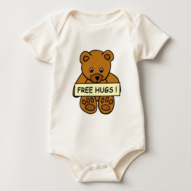 Free Hugs Teddy Shirt - wählen Sie Stil & Farbe (Vorderseite)