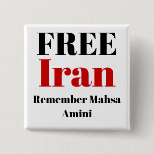 FREE IRAN ERINNERN Mahsa Amini Button