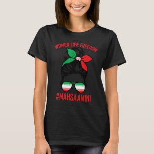 Free Iran Women Life Freedy Bun Iran Fla T-Shirt